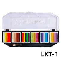 High Quality 6-Color Rainbow Natural Plant-Based Skin Harmless Glow-in-the-Dark Face Paint Kit Direct Supply Body Painting
