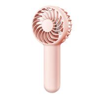 Mini Portable Handheld Fan, 3-Speed, USB Rechargeable, Battery Operated – Compatible with Makeup/Eyelash Use, Camping, Beach, Travel – Black
