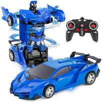 Voiture Télécommandée - Transformable en Robot - Jouet pour Enfant de 3 à 12 ans