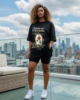Delicate Yet Enduring Oversized T-Shirt L