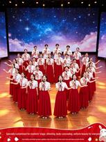 Patriotic Chorus & Recitation Uniforms for Junior/Senior High Students - Sports Meet, National Style Class, Sign-Holding Ceremony 130 cm