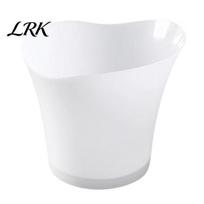 Home Party Cooler LED Light Up Ice Bucket, Glowing Beer Bucket with Color Bar Changing Lights, Battery Powered Champagne for KTV Bottle 1pc