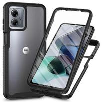 Compatible with Motorola Moto G54 5G Case with Pet Screen Protector Full Protection Cover