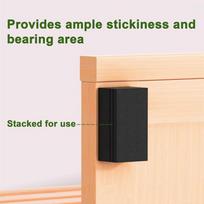A25F-Eva Foam For Headboard Stoppers 32Pc-Thicker Bed Stoppers For Headboard, Furniture For Wall Protectors,40 80 Mm juoda