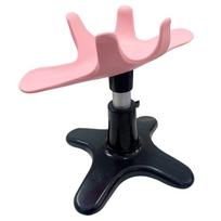 Dog Grooming Table Adjustable Height Dog Trimming Stand Rotatable Pet Support Holder Compact Portable for Bathing Trimming rožinė
