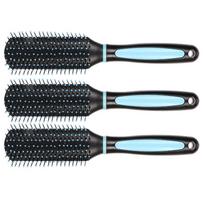 3pcs Gentle Detangling Hair Brush Volumising Curly Hair Brush Wet Dry Hair Brush  Travel Use