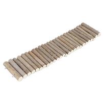 Hamster Wooden Door Fence Hideout Wood Hamster Ladder Bridge Toy Chew Toys for Hamsters Lizards Rodents Small Animals