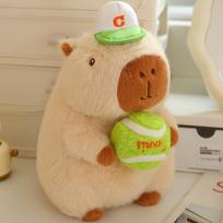 New Creative Funny Plush Toy Capybara Doll Doctor Capybara Sports Capybara Cute Filling Animal Graduation Gift 15cm