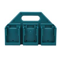 6 Slot Storage Holder Fit for Makita BL1830 BL1850 BL1840 BL1845 BL1815 BL1820 BL1860B 18V 14.4V Battery Portable Organizer mėlyna