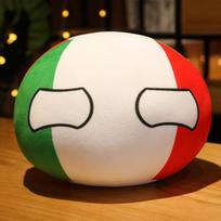 20-30cm Kawaii Polandball Plush Toy Country Ball UN USA USSR FRANCE RUSSIA UK South Korea JAPAN EU CANANDA ITALY Doll Kids Gifts 20cm