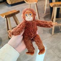 Simuliacinis Beždžionės Orangutango Lėlė Super Minkštas Pildytas Maišas Gyvūnai Pliušinis Žaislas Gimtadienio Dovana kompanionas dovana Vaikui Minkšta Pildyta Lėlė