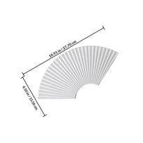 Natural Ceramic Sushi Dish Fan Shape Elegant Sushi Serving Plate for Restaurants Bars Hotels Bistros Dessert Food Presentation balta