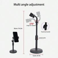 Adjustable Phone Stand Live Broadcast Portable Desk Viewing Bracket For Makeup Tutorial Shooting Desktop Study Work Accessories juoda