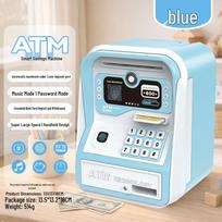 Kids' Fingerprint Smart ATM Piggy Bank with Password and Automatic Money Rolling