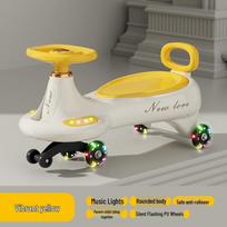Bluetooth Wiggle Car Scooter for Children Aged 1-6 – Anti-Rollover Design, Suitable for Boys and Girls, New Niu Niu Model.