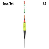 2 Pcs/Lot Hot Luminous Plastic Eva Foam Fishing Night Float Light Stick Ball Boia 1.0