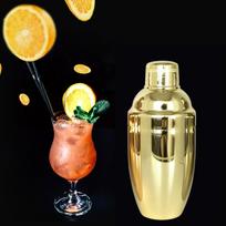 Built-in Strainer Drink Shaker Stainless Steel Bartender Kit Professional Cocktail Shaker  Home