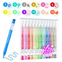 Acrylic Paint Pens 12 Pcs Gel Pens, for School & Office Note Taking, DIY Craft Photo Album, Art Painting, Card Making