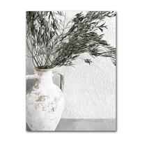 Olive Green Canvas Poster Painting Leaf Tree Wall Art Prints Italy Ancient Architecture Puglia Posters Picture Living Room Decor 21X30CMNo Framed