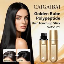 Peptide Hair Color Pen - Gold, Disposable Touch-Up for White Hair, Fast Coloring Comb tamsiai ruda spalva