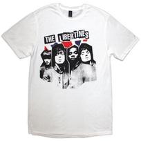 The Libertines Unisex Tshirt Rip Flag Xerox (White) (Large) S