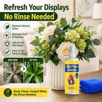 120ml with Microfiber Cloth for Faux Plants and Home Decor One Size
