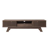 TV Stand Cabinet with One Drawer And Two Doors, Furniture, Panel Panel, Cabinet. Unique Design, Vintage Wood Color. 150x35x44cm Television kava