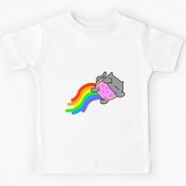 Bongo Cat - Nyan Cat Kids T-Shirt 140