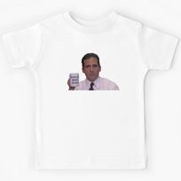 Michael Scott World's Best Boss Kids T-Shirt 170