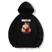 Chinese Kung Fu hooded sweater men's spring and autumn clothing youth trendy brand loose shoulder clothes jacket 150XXS