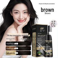 Chu Ji Plant-Based Hair Dye Cream – Easy Application, Scalp-Friendly, Safe for Home Use. 500ml ruda