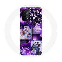 Coque Oppo A54 5G BTS Concept violet violetinė