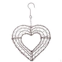 Pakabinamas vazonas sodui, sultenių ir kaktusų vazonas, įvairių dizainų 21cm Heart Shape