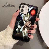 Death Note Ryuk kira telefono dėklas iPhone 11 12 13 14 Pro Max mini X XR XS SE 2020 6S 7 8 Plus Samsung Galaxy S21 S22 korpusas iPhone 5 5s SE