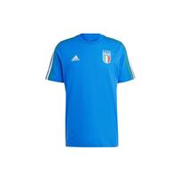 Adidas Logotipo Spausdinimo Trys Juostelės Apvalia Kaklo Trumpomis Rankovėmis T-shirt Vyriški Viršutiniai Drabužiai Mėlyna IU2108 M blue
