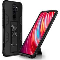 Deliche Xiaomi Redmi Note 8 Pro Case with Screen Protector and Kickstand, Durable Shockproof Armor for Magnetic Car Mount.