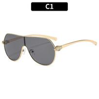 Women's sunglasses, metal large-frame aviator sunglasses, men's and women's fashion sunglasses.