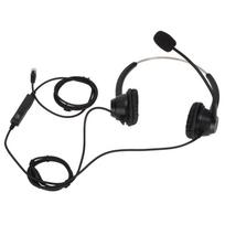 H360DRJ9MV RJ9 Office Headset Binaural Telephone Headset with Adjustable Speaker Volume and Microphone Mute