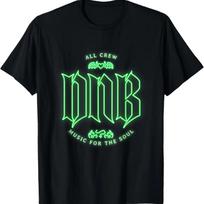 Drum And Bass Muzika Rave Ritmai Jungle EDM DnB Marškinėliai S juoda