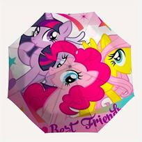 1pc My Little Pony Friendship Automatic Folding Umbrella  Lightweight Design, Self-Opening/ Closing, Durable Windproof Travel Umbrella a0826029