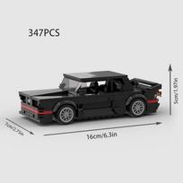 MOC M3 E30 Miesto automobilis Sportinis transporto priemonė Lenktynininkas Statybiniai blokeliai Plyta Lenktynės Kūrybingos dirbtuvės Superautomobilis Vaikų žaislai Dovana Berniukas