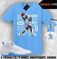 Marškinėliai derantys prie AJ 12 Melo 2025 Denver Nuggets Match Bato MJ Flair 23 Marškinėliai Unisex Marškinėliai XXL