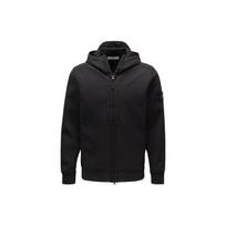 Stone Island FW23 Soft Shell-R E.Dye® Windproof Waterproof Breathable Softshell Long Sleeve Hooded Zip Jacket Men jackets Black 7915Q0122V0029 M