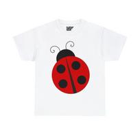 Cute Ladybug Graphic Tee Shirt L