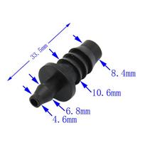 20 pcs Irrigation 8/11 to 4/7 Barb Connector 3/8 to 1/4 Hose Reducing Darb Garden Drip Irrigation Hose Adapter 3/8''