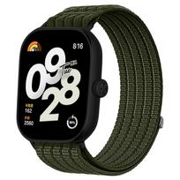 Nylon Loop for Xiaomi smart mi band 8/9 pro Band accessories sports Breathable Replacement bracelet correa Redmi Watch 6 5 4 Strap žalia