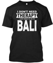 Bali Indonesia 100% Cotton T-shirt Mens Tees Top Made In the USA T-Shirt Tee Top Unisex S įvairiaspalvis