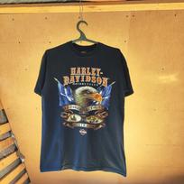 Harley Davidson Marškinėliai Australija Dvišaliai Vintažiniai 1996 M. Vyriški Dideli 3XL black