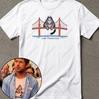 Ryan Gosling San Francisko Katės Marškinėliai Dr Grace's, Project Hail Mary Marškinėliai, Hail Mary Marškinėliai 3XL