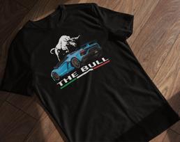 Tralalero Tralala Furious Shark Italian Brainrot Mini Logo Men's Women's Unisex Cotton Tee Printed T-Shirt XL